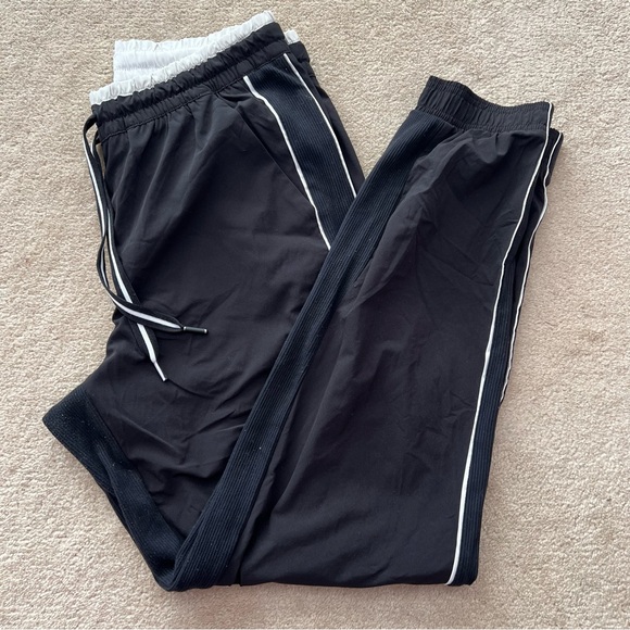 Athleta Brooklyn Jogger Colorblock Stripe Pant Size 6 - Picture 15 of 15